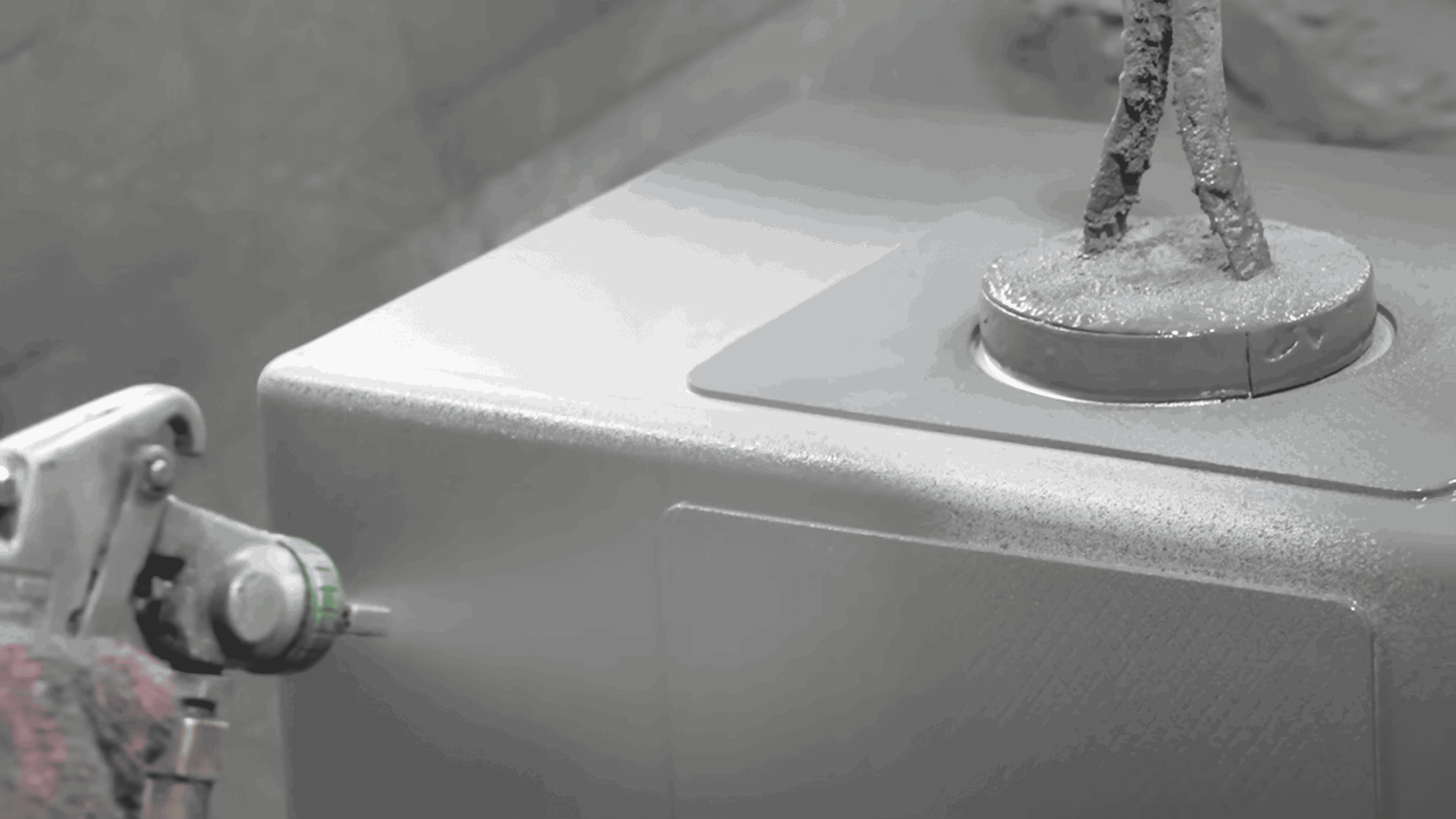 Surface treatment the sink